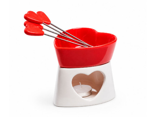 Fondue de chocolate "Corazón".