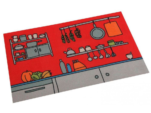 Alfombra para la cocina con diseño Cocina