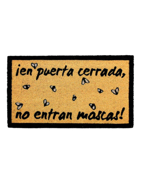 Felpudo ¡En puerta cerrada no entran moscas!
