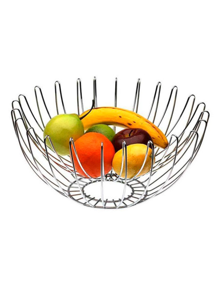 Frutero Cromado con fruta