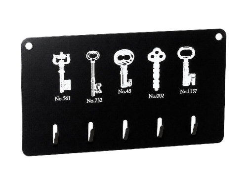Colgador LLaves Vintage Metal con 5 ganchos