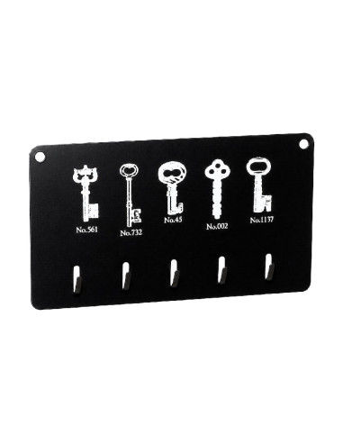 Colgador LLaves Vintage Metal con 5 ganchos