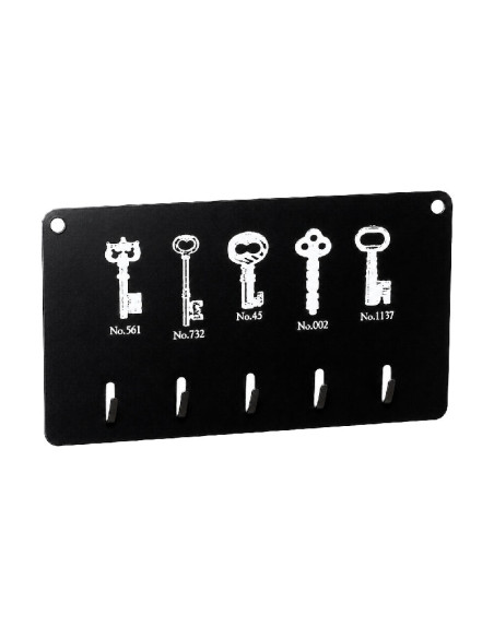 Colgador LLaves Vintage Metal con 5 ganchos