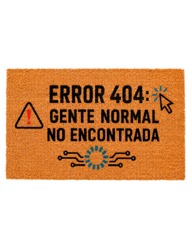 Felpudo "Error 404: Gente normal no encontrada"