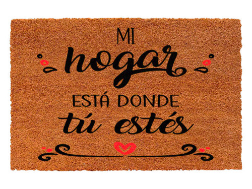 Felpudo Mi Hogar Está Donde Tu Estés.