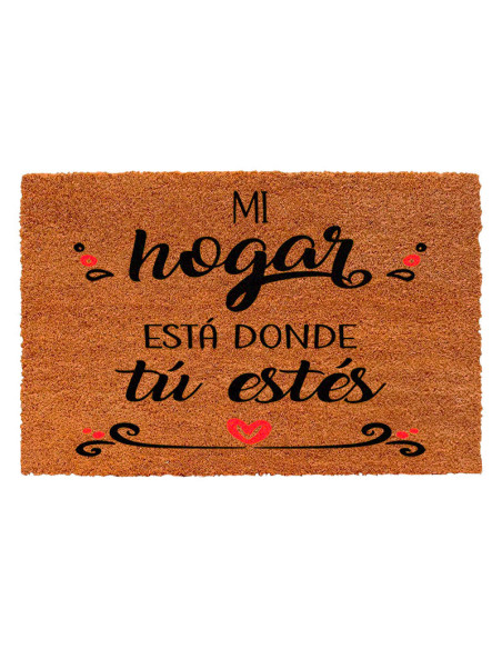 Felpudo Mi Hogar Está Donde Tu Estés.