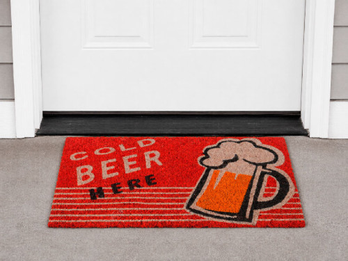 Felpudo Cold Beer Here 2