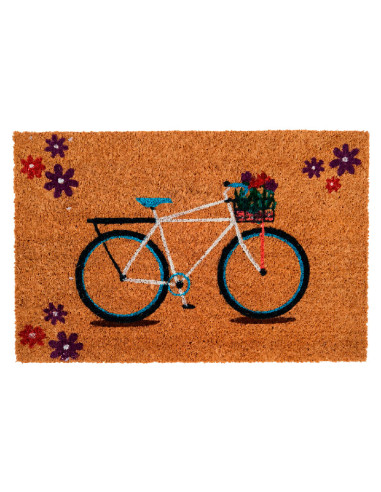 Felpudo Bicicleta Flores