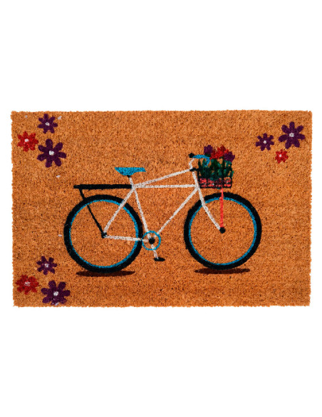 Felpudo Bicicleta Flores
