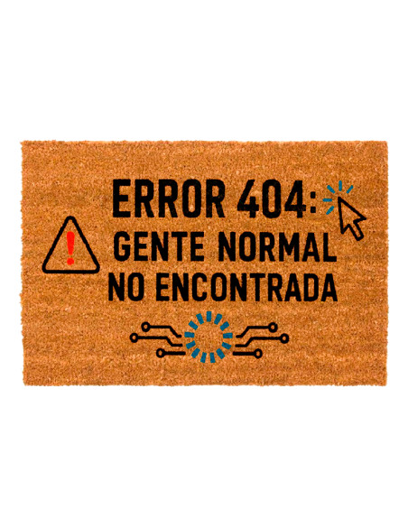 Felpudo Error 404: Gente normal no encontrada