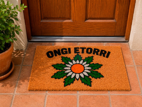 Felpudo Eguzkilore Ongi Etorri 2