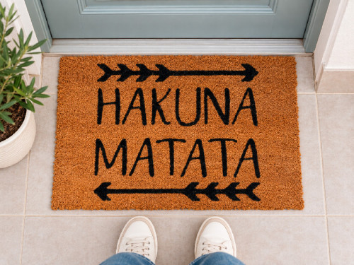 Felpudo Hakuna Matata 2
