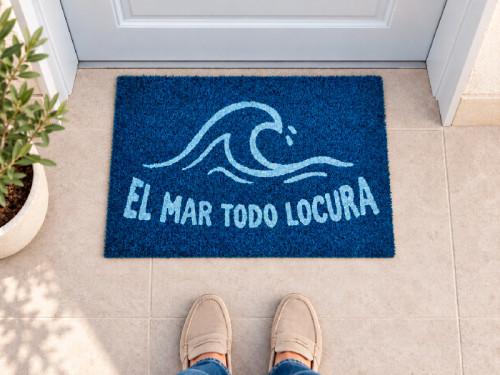 Felpudo El mar todo locura 2