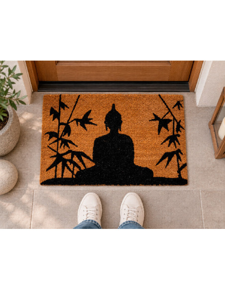 Felpudo Buda Zen en la puerta de casa