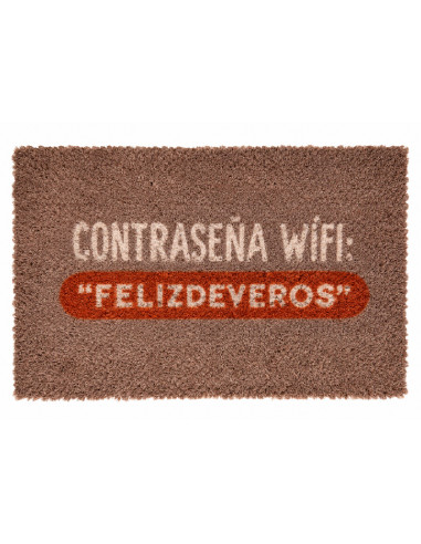 Felpudo Wifi Felizdeveros - Felpudo Divertidos