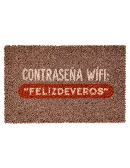 Felpudo Wifi Felizdeveros - Felpudo Divertidos