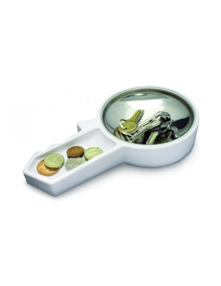 Vaciabolsillos llave blanco